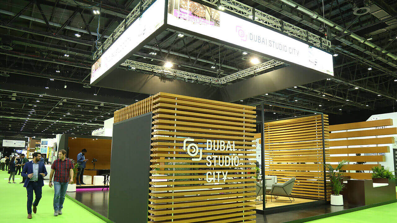  People at the CABSAT event in Dubai Studio City 