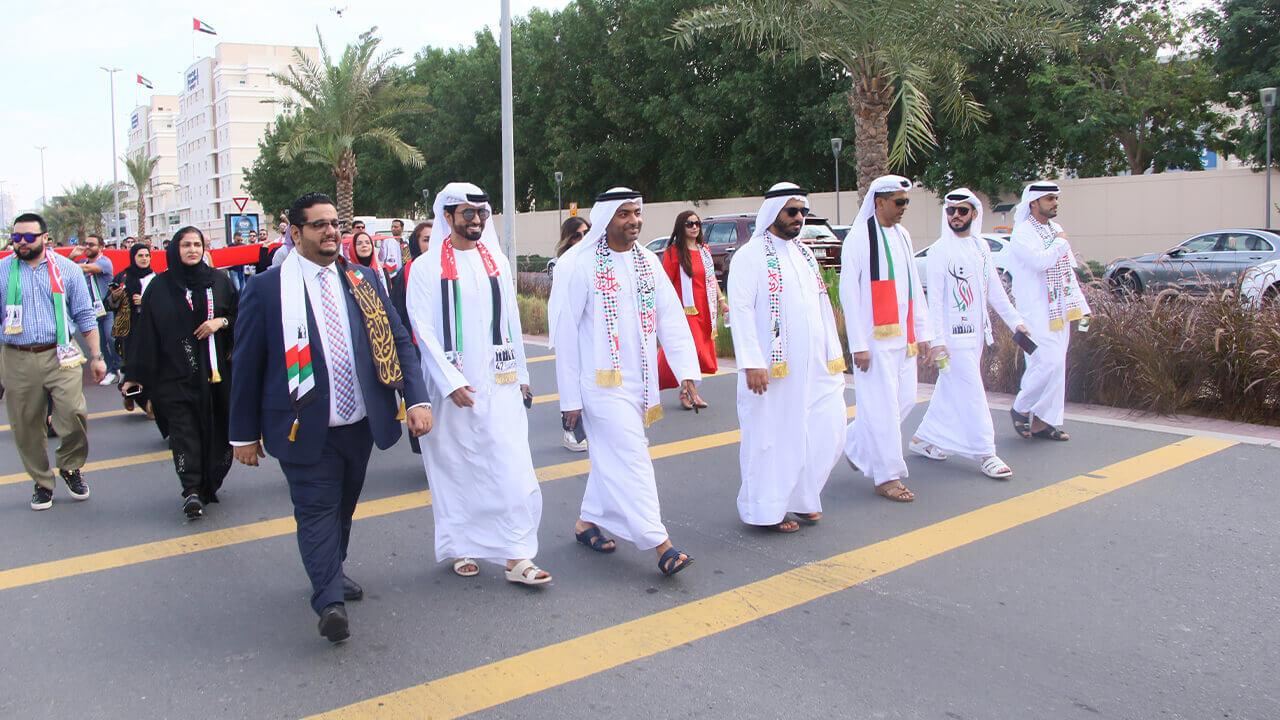 People participating in the National Day 2018 celebrations at Dubai Production City 